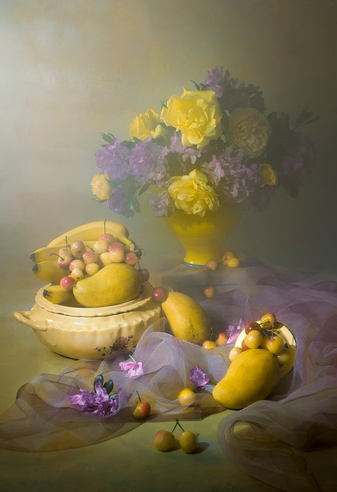 Elegante Früchte und Blumen von Lydia Jacobs