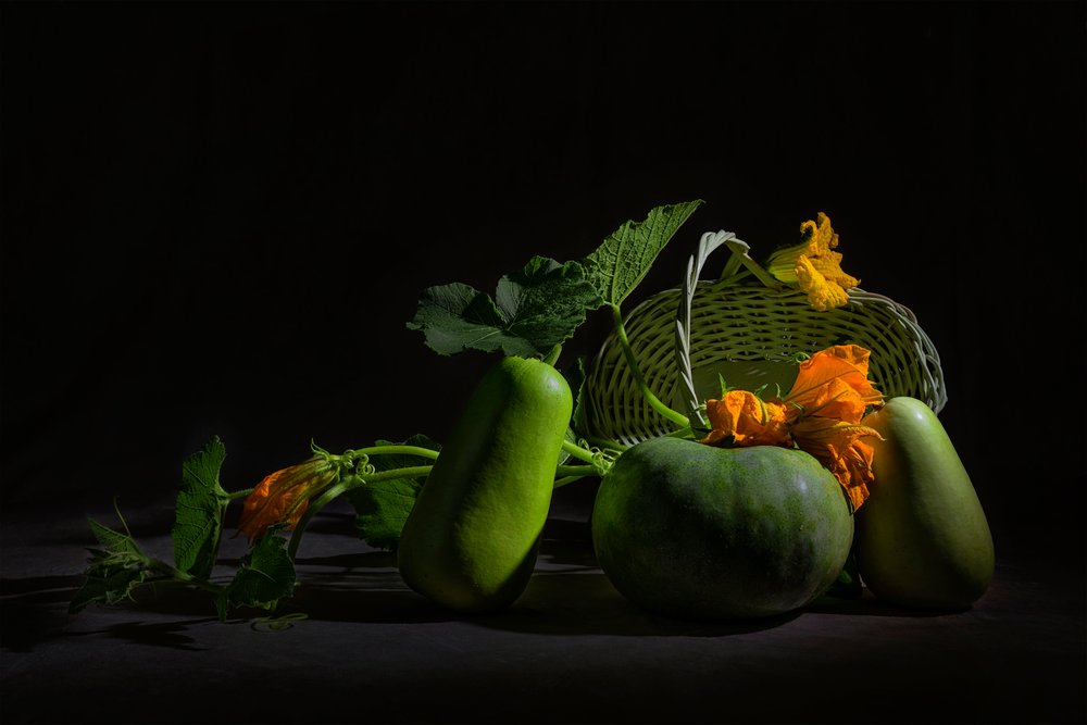 Lebhaftes Ernte-Stillleben von Lydia Jacobs