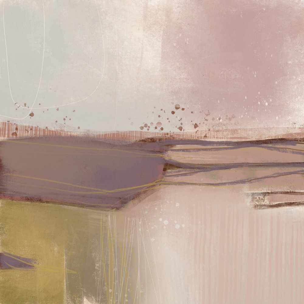 Ruhige Abstrakte Landschaft von MANSI SAXENA