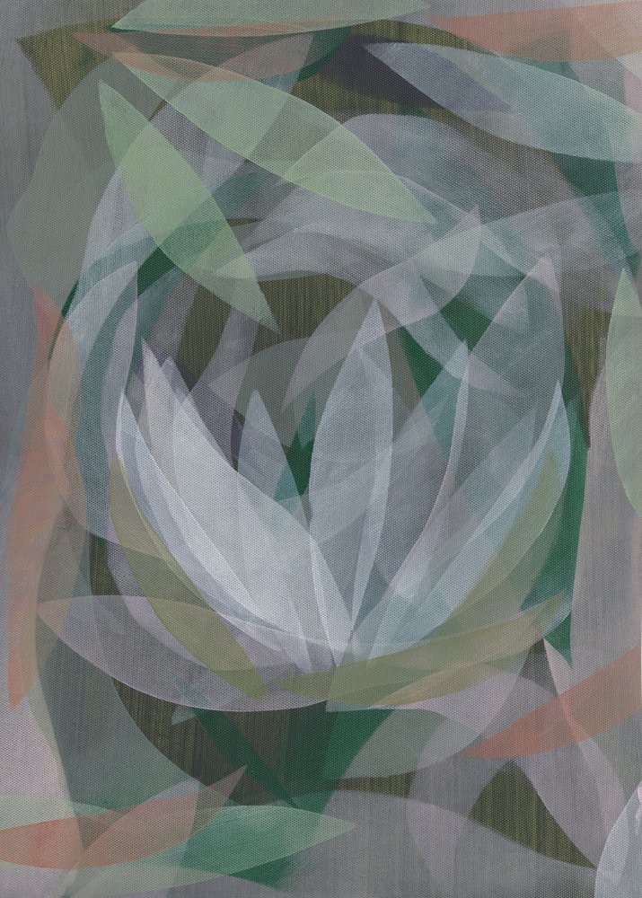 Abstrakte Lotusblume von Maira Ribena