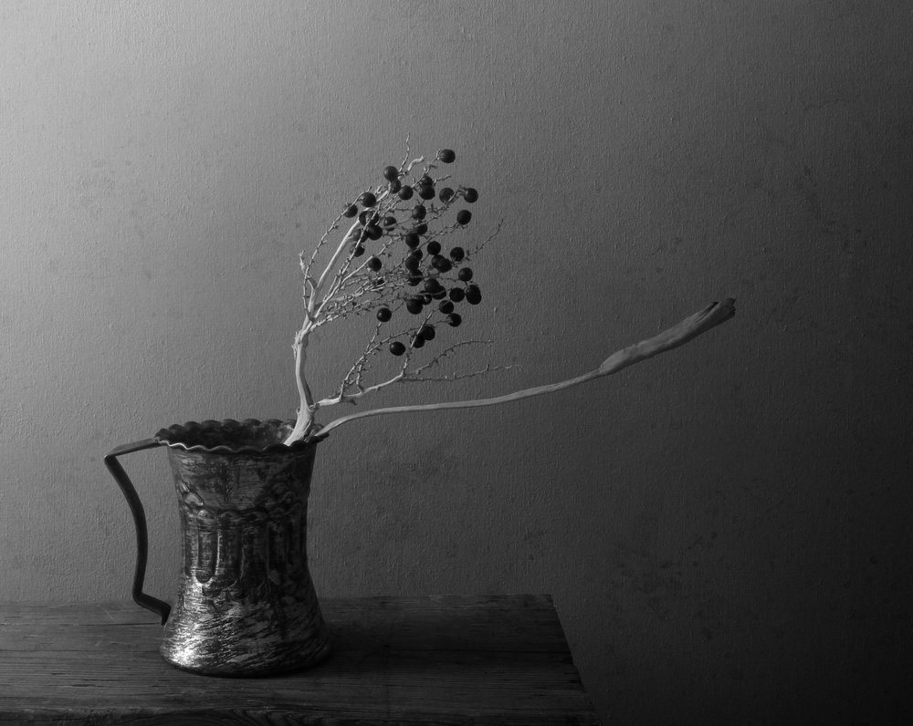 Dunkle Beeren Stillleben von Margaret Halaby