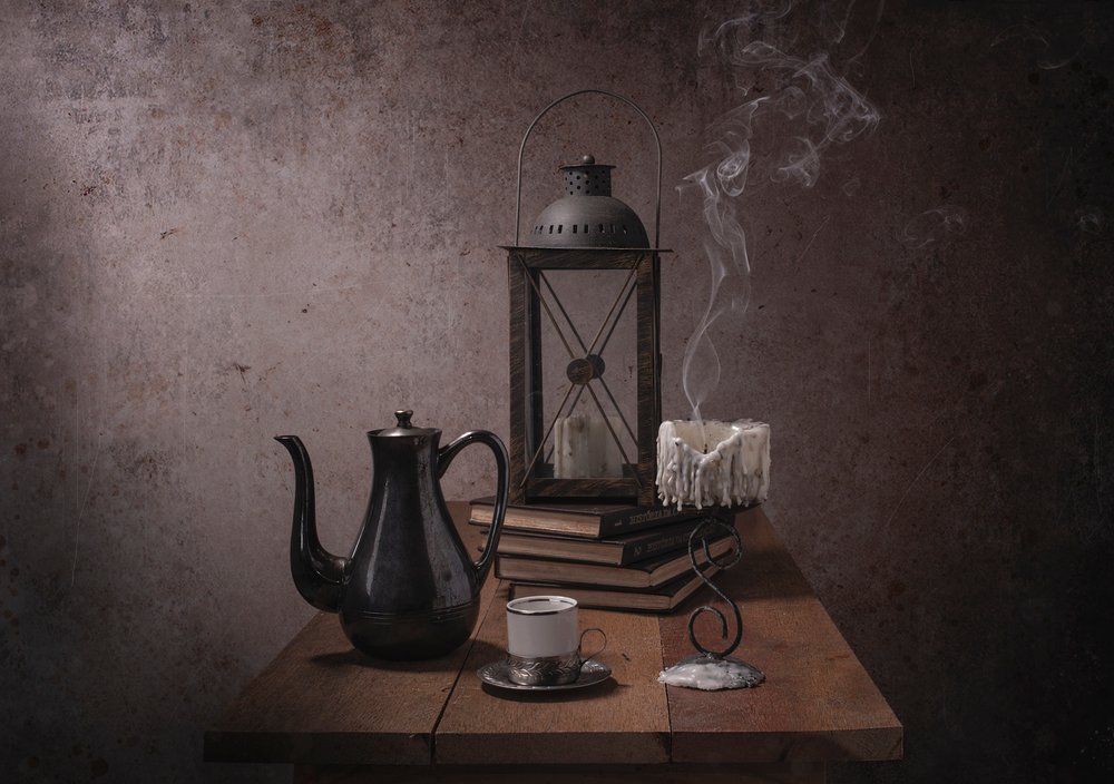 Kaffee und Kerzenlicht von Margareth Perfoncio
