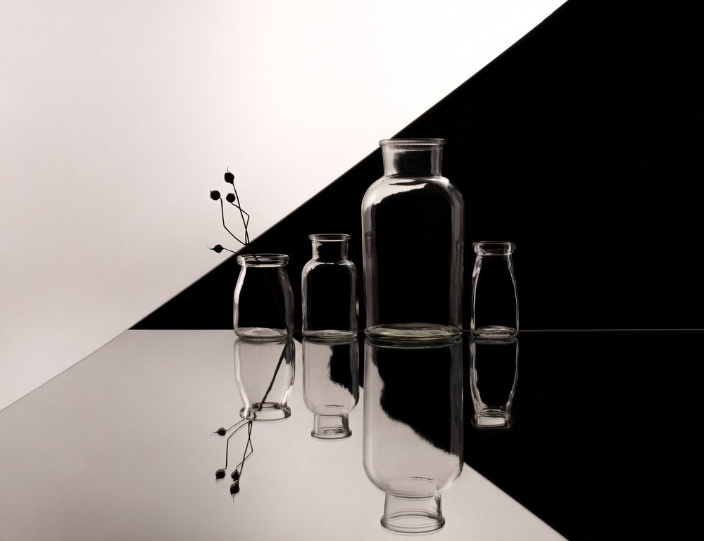 Elegante Glasreflexionen von Margareth Perfoncio