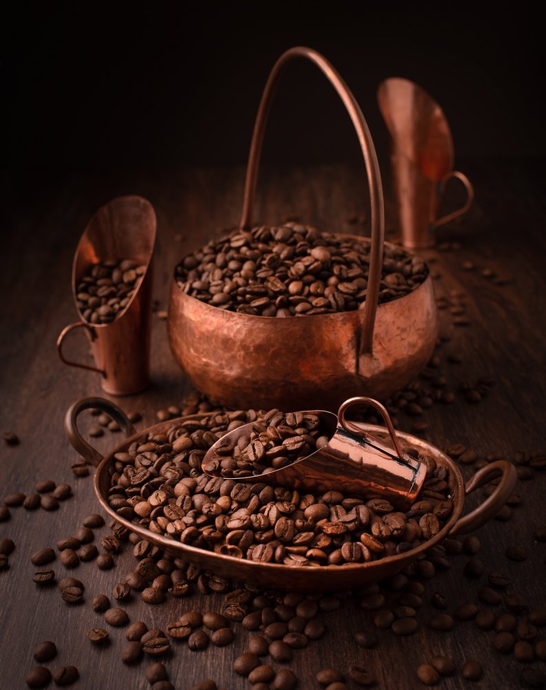 Rustikaler Kupferkaffee von Margareth Perfoncio