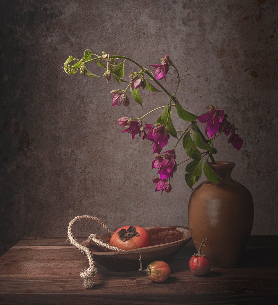 Rustikales Blumen Stillleben von Margareth Perfoncio