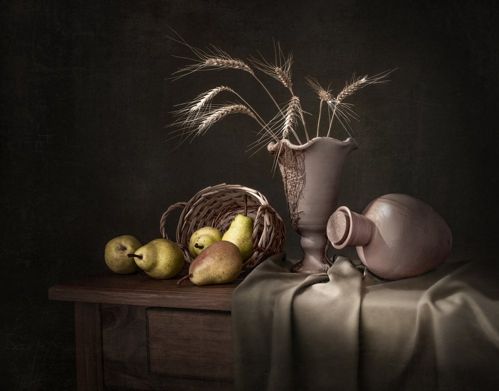 Rustikales Ernte-Stillleben von Margareth Perfoncio