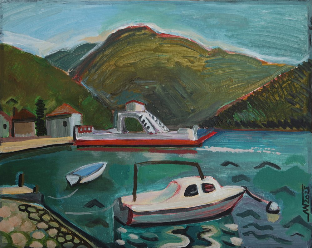Boote im Bergeshafen von Marina Gorkaeva