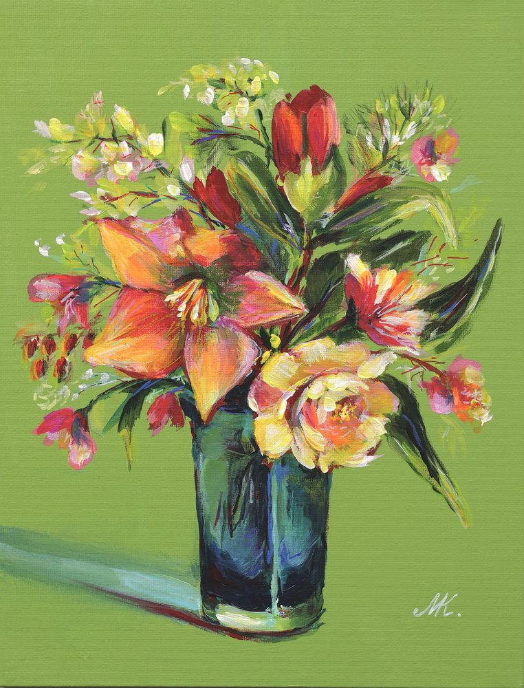 Bunter Blumenstrauß von Marina Kozyr