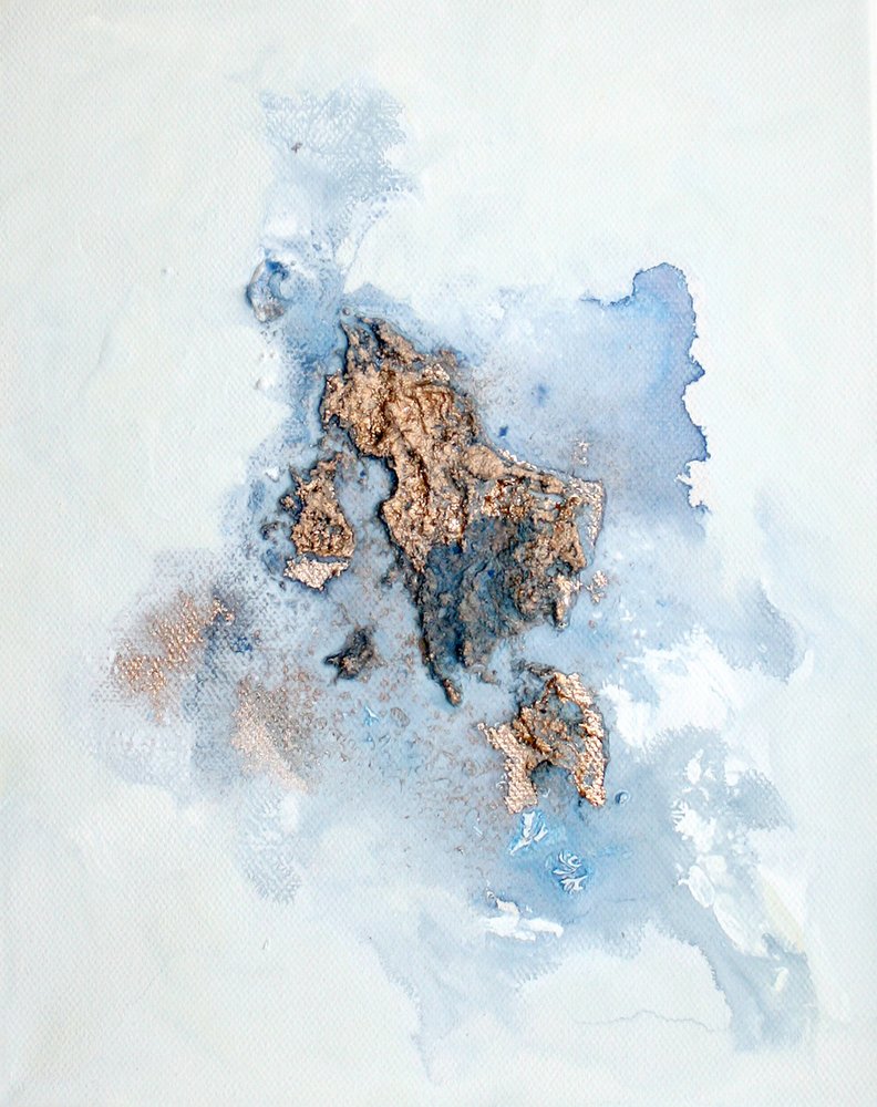 Flüssige Goldtextur von Marina Nelson