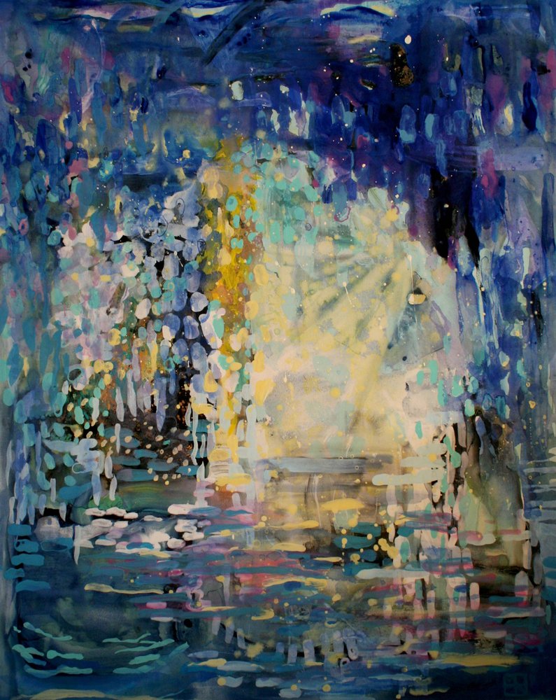 Lebendige Wasserreflexionen von Marina Nelson