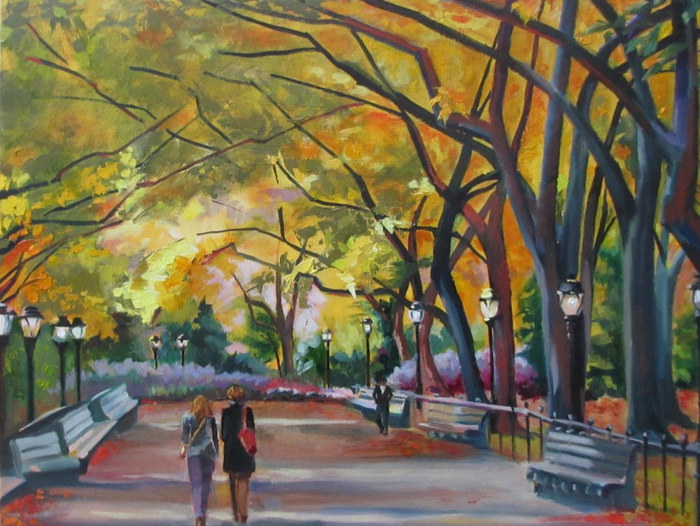 Herbstspaziergang im Park von Maxine Shore