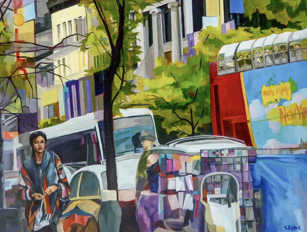 Bunte Stadtstraßen von Maxine Shore