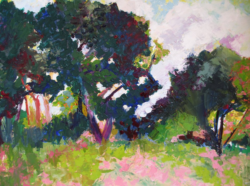 Lebendige Sommerlandschaft von Maxine Shore
