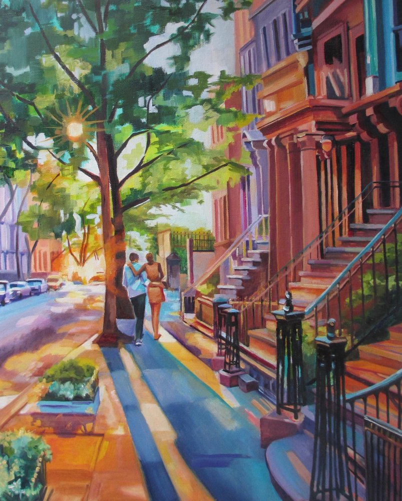 Warmer Stadtspaziergang von Maxine Shore
