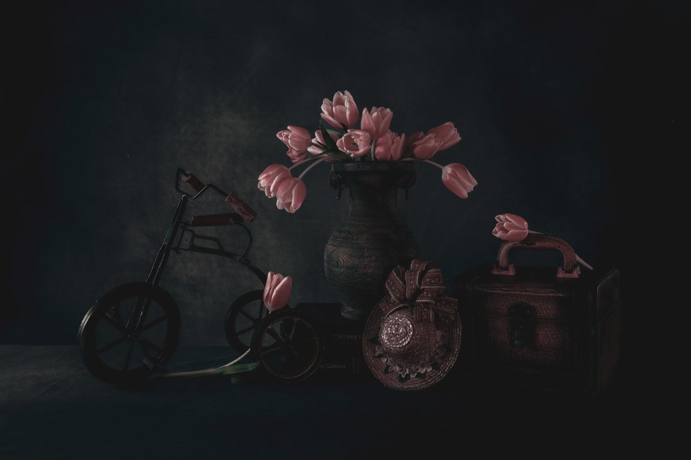 Stimmungsvolles Tulpenstillleben von May G