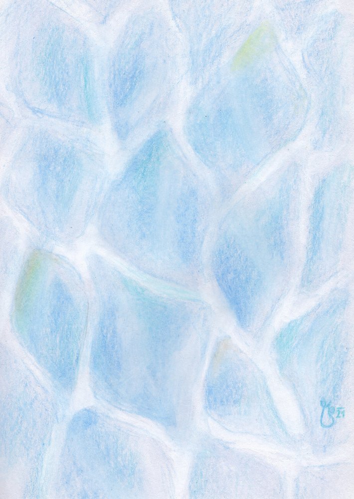 Serene Blaue Reflexionen von Mirjam Schrei
