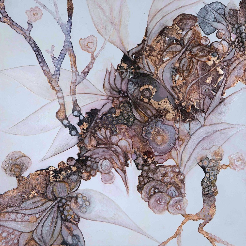 Ätherischer botanischer Fluss von Mishel Schwartz