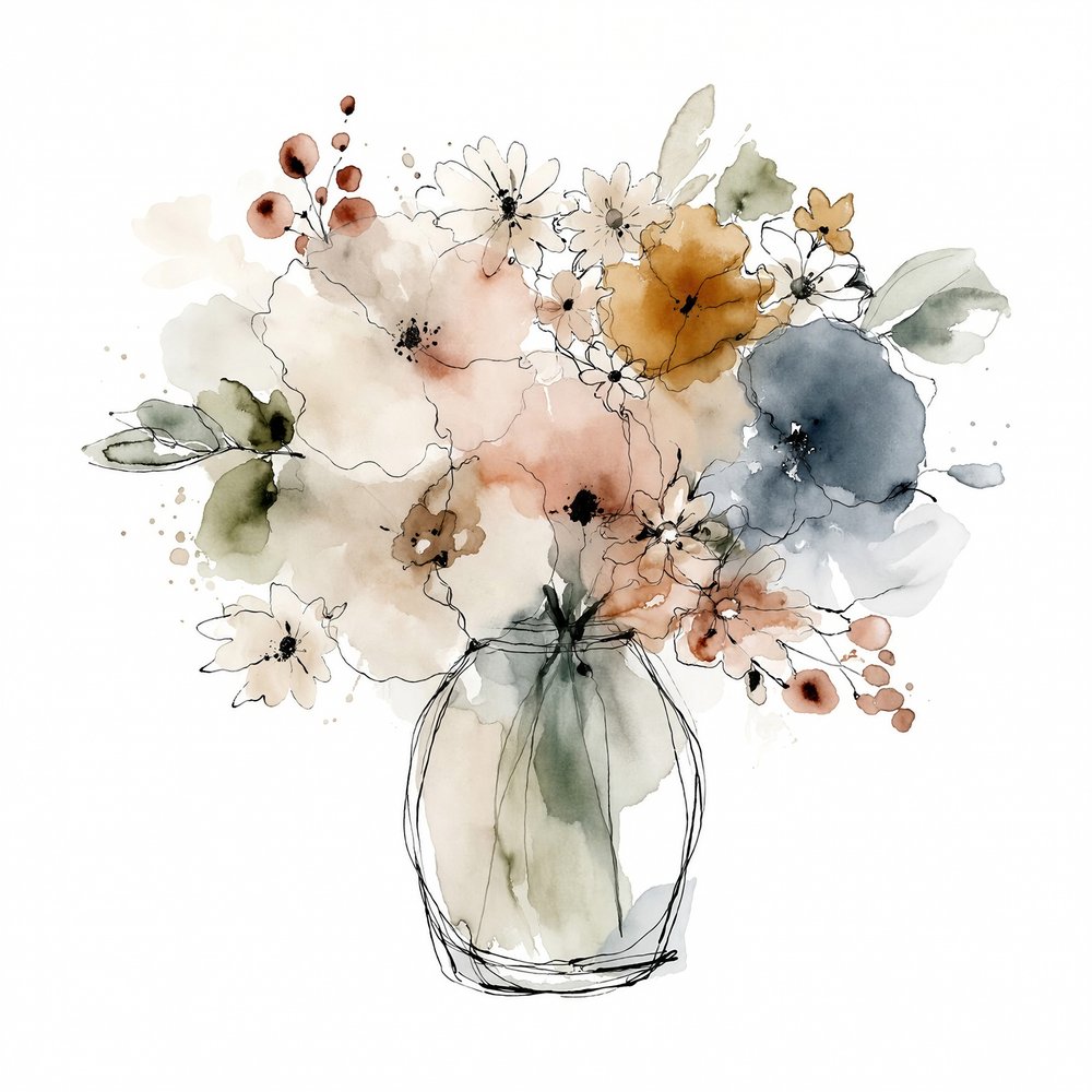 Sanfter Herbststrauß von Natalie Bruns