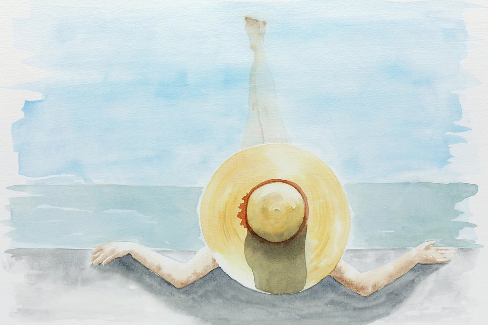 Sommer Tagtraum am Wasser von Natalie Bruns