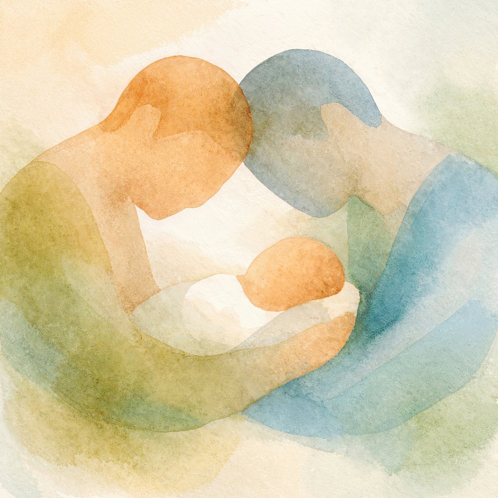 Zärtlicher Familienmoment von Natalie Bruns