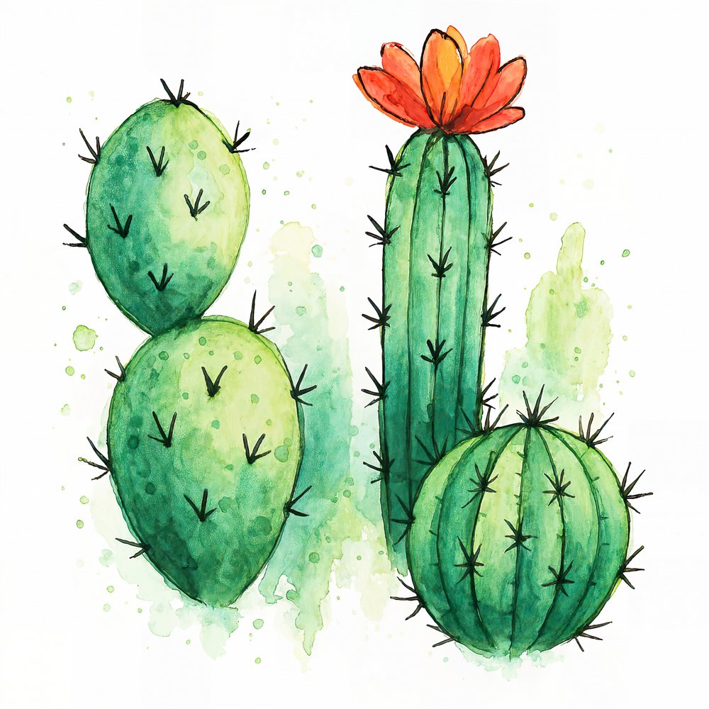 Lebendige Kaktusblüte von Natalie Bruns