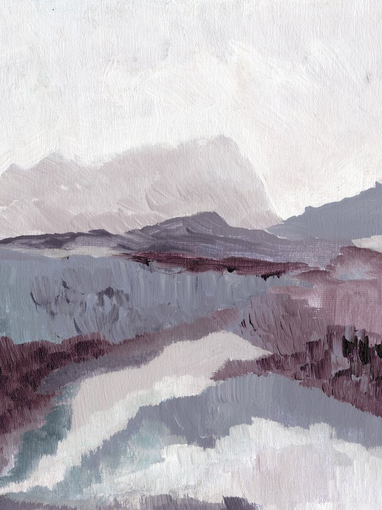 Gedämpfte Berglandschaft von Nikita Jariwala