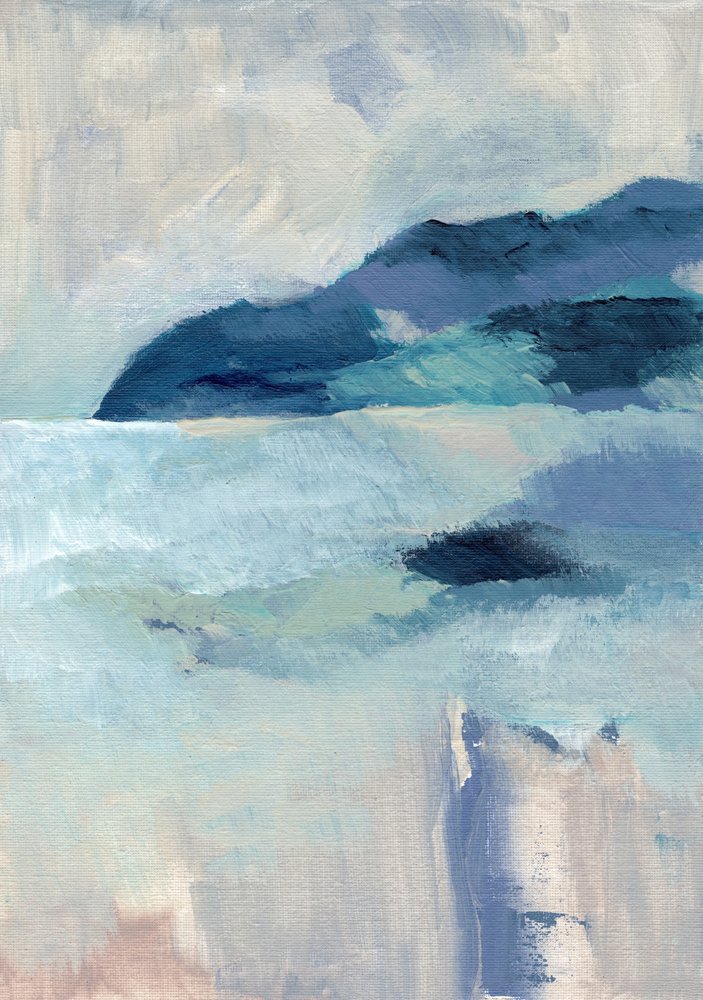 Serene Küstenblau von Nikita Jariwala