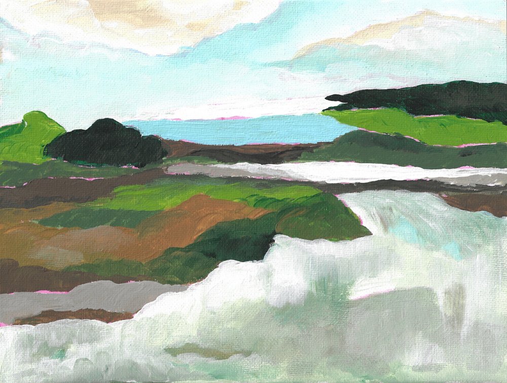 Lebendige Flusslandschaft von Nikita Jariwala