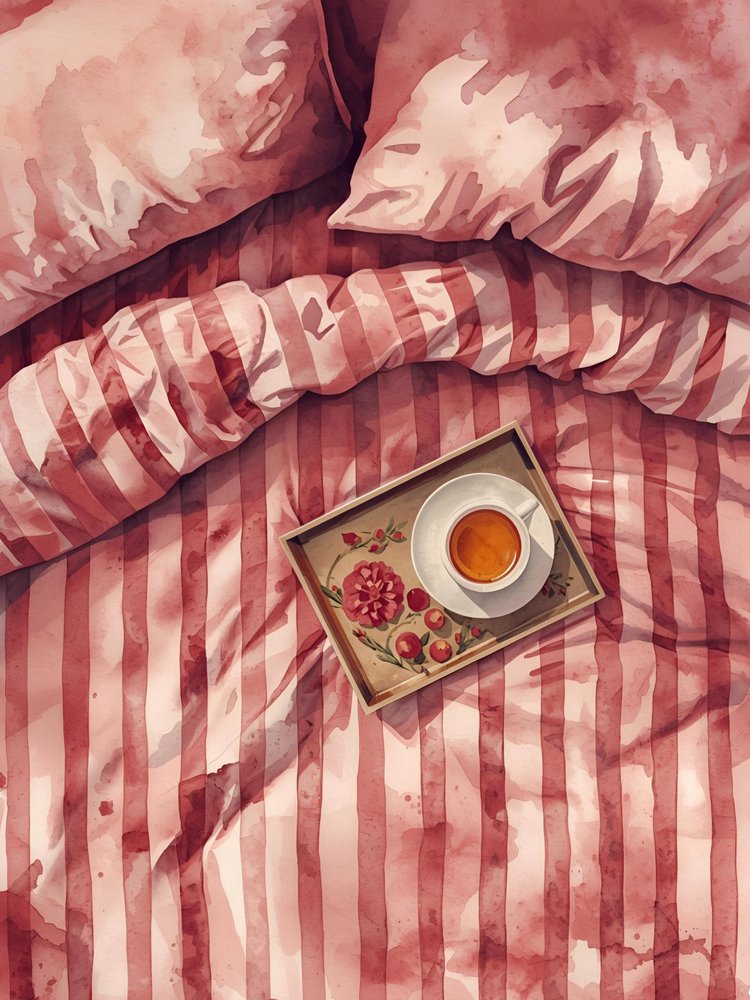 Gemütlicher Morgen Tee Bett von Ohkimiko