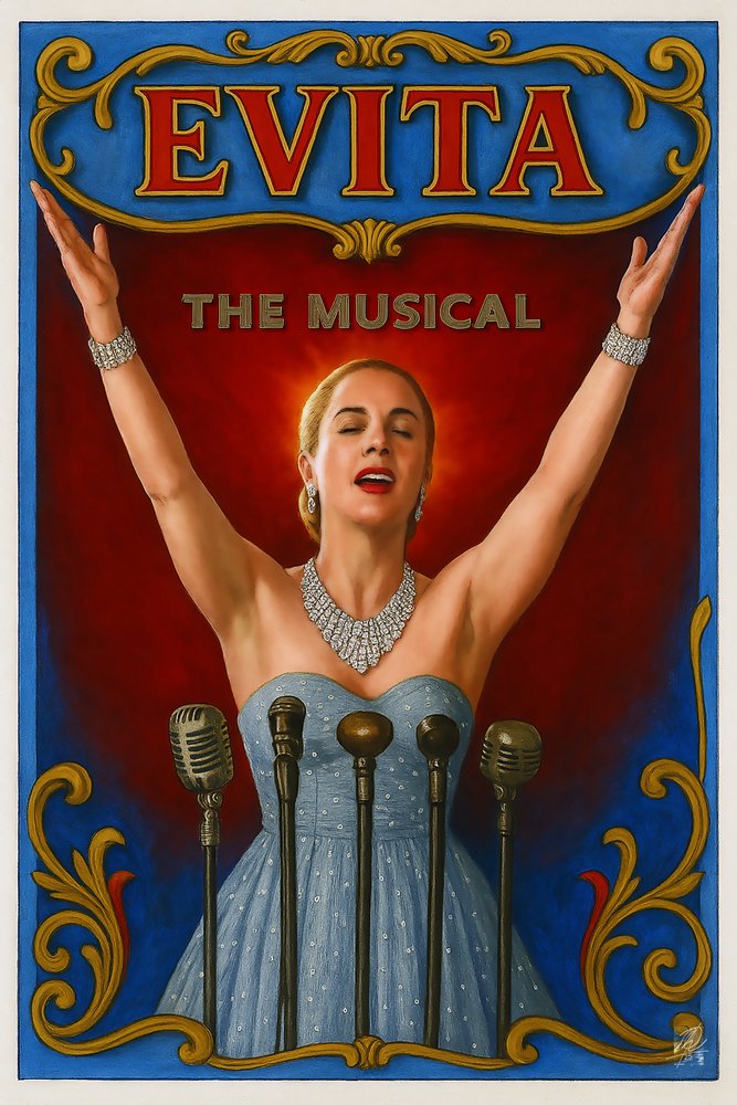 Glamouröse Bühnensängerin von Osvaldo Russo