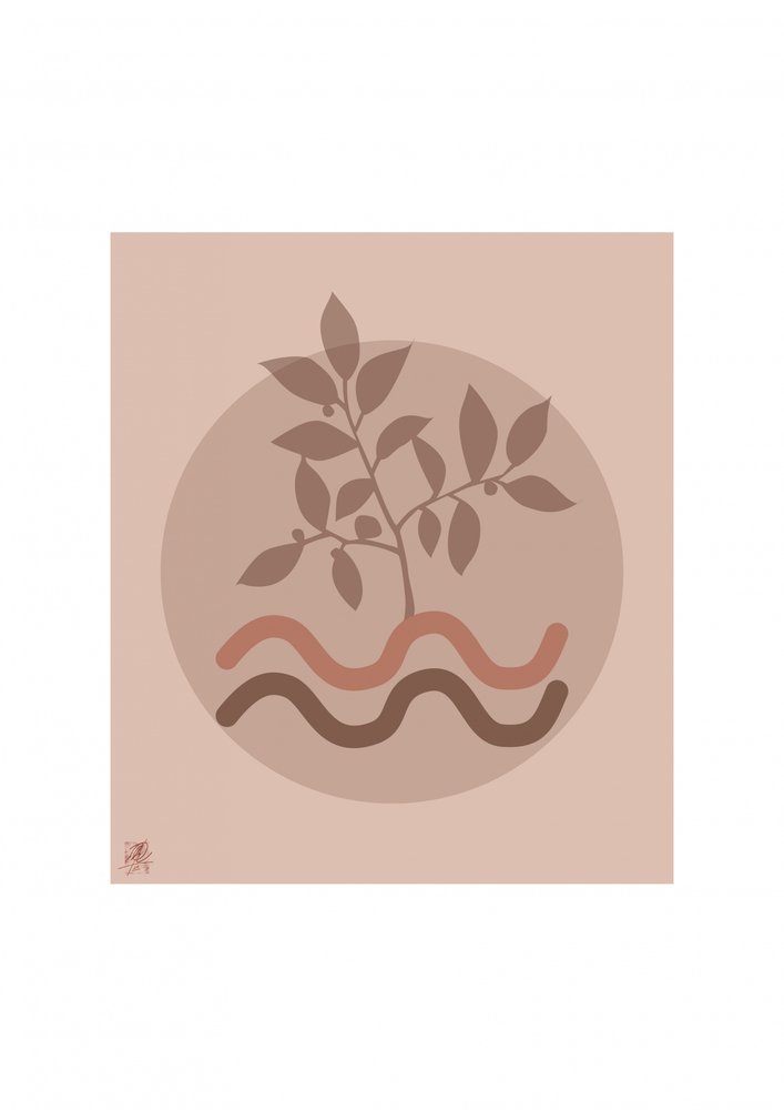 Minimalistische Botanische Wellen von Osvaldo Russo