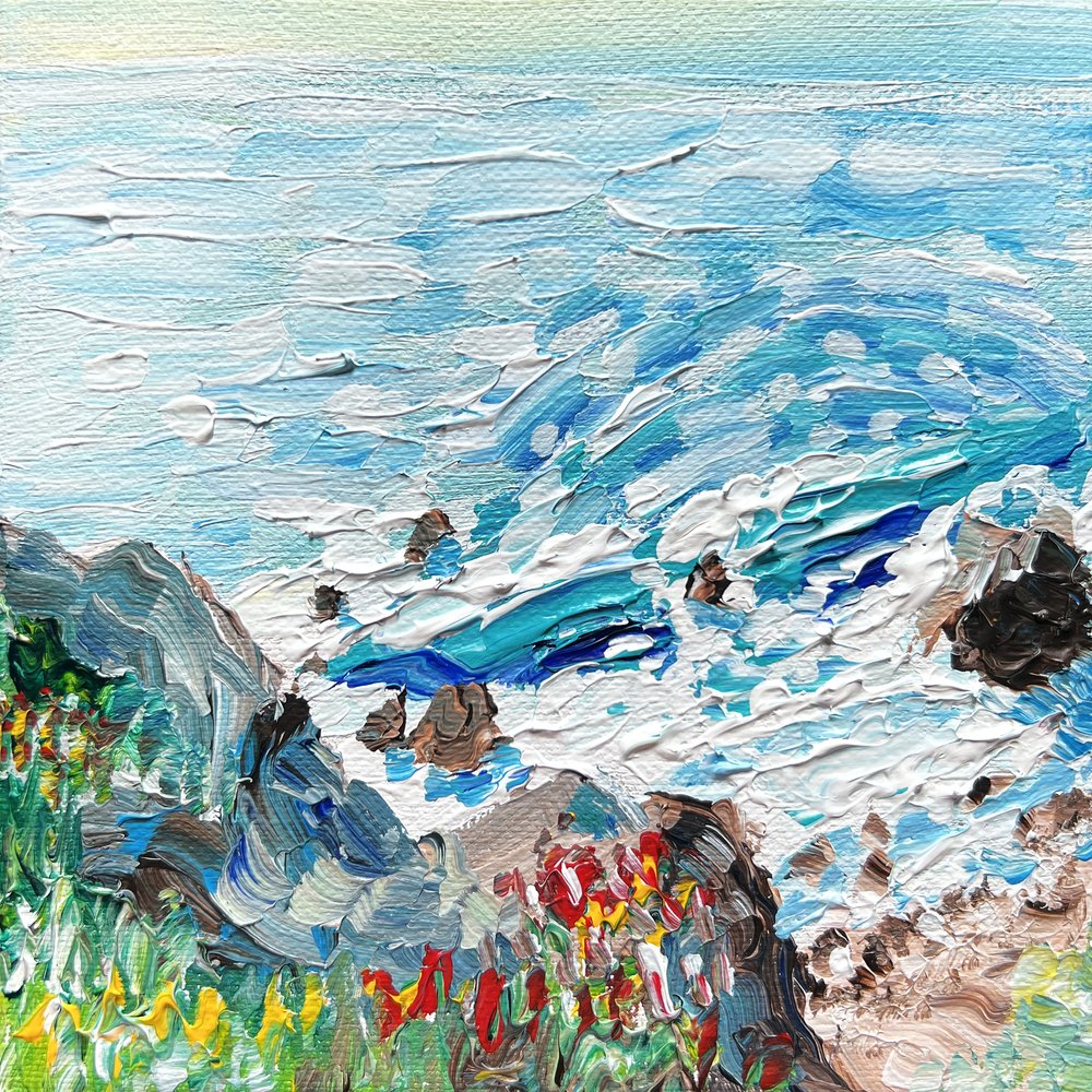 Lebendige Küstenwellen von Pauline Wegman | Key and Sea Creative