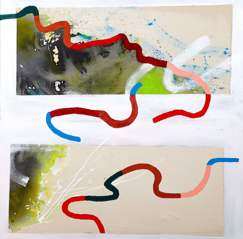Bunte gewundene Linien von Poonam Choudhary
