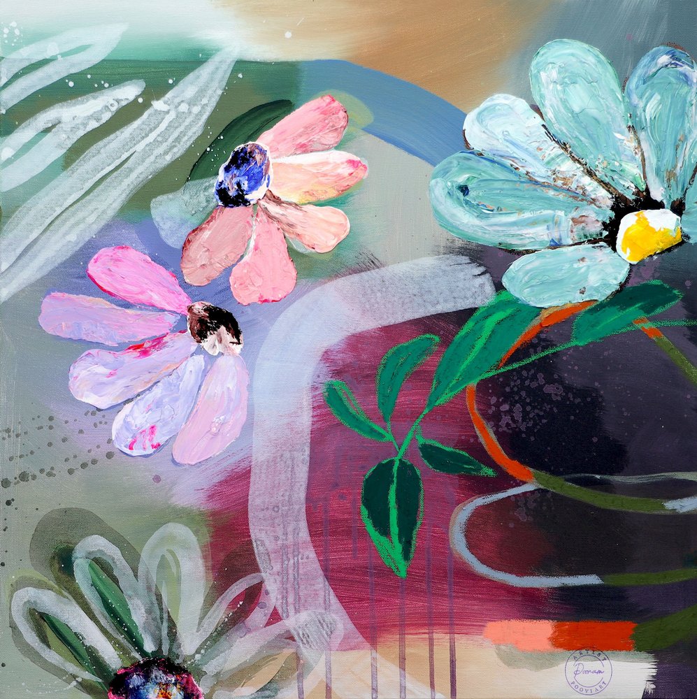 Lebendige Malerische Blüten von Poonam Choudhary