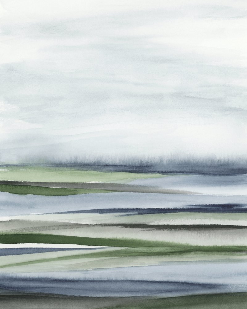 Serene geschichtete Landschaft von Rachel Elise