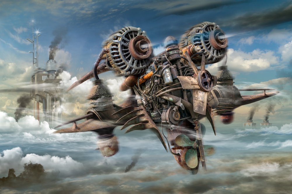 Steampunk Flugmaschine von Radoslav Penchev
