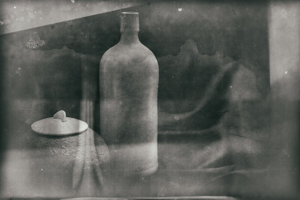 Vintage-Flasche und Topf von Raffaele Corte