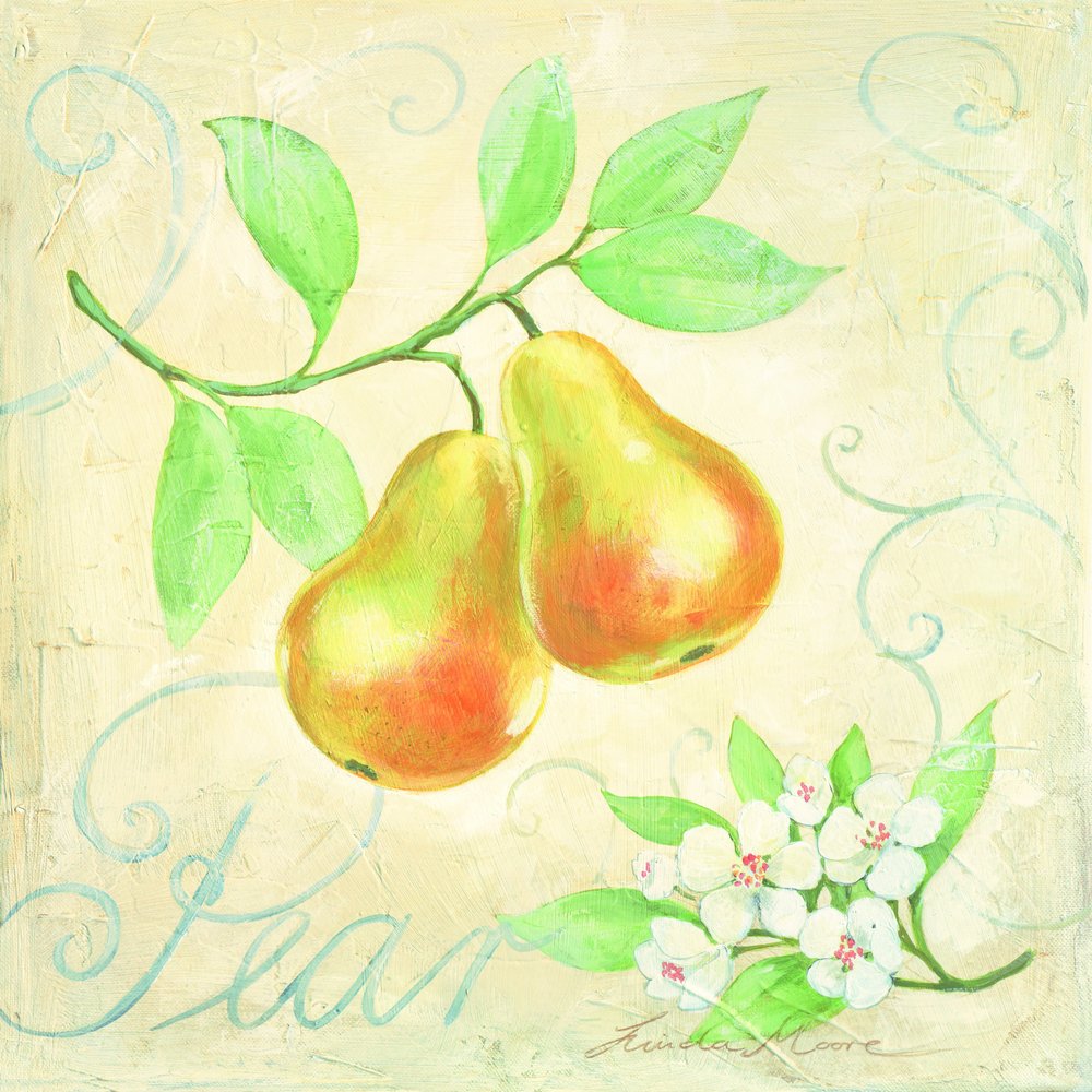 Birnen und Blüten von Renate Holzner