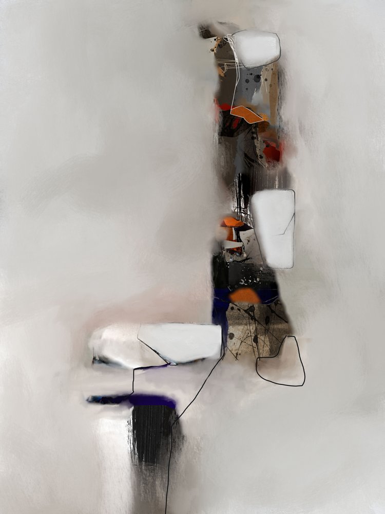 Moderne abstrakte Komposition von Roberto Moro