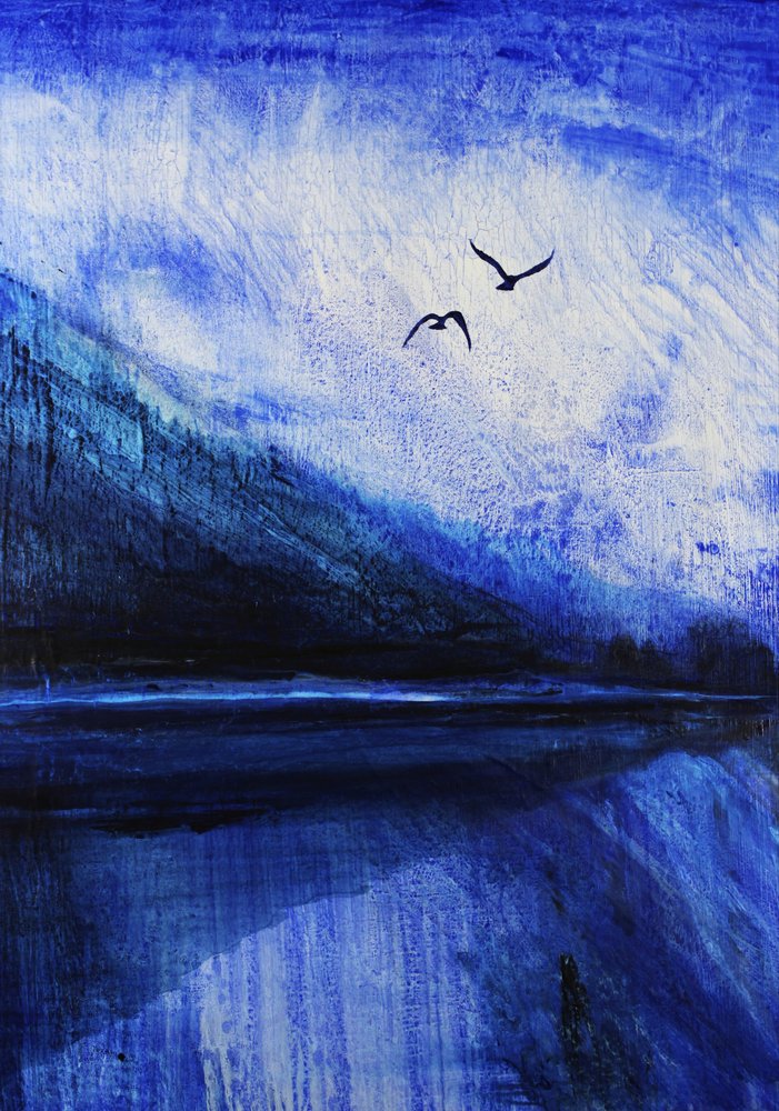 Blaue Bergsee Vögel von RodMacIver