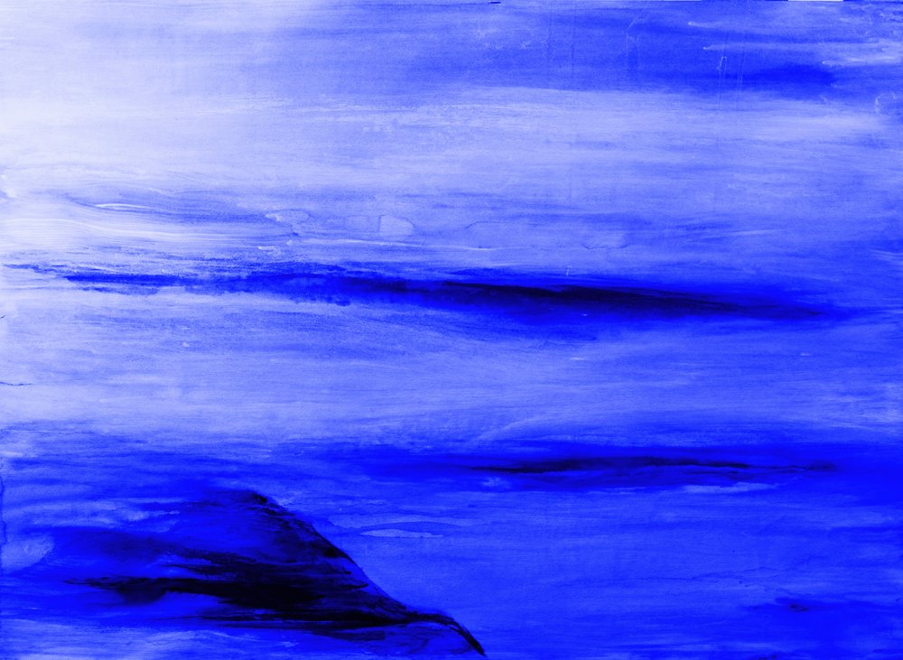 Tiefe blaue Abstraktion von RodMacIver