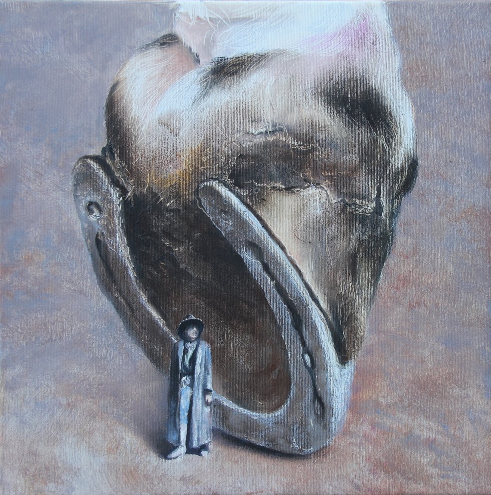 Riesiger Huf, kleiner Mann von Rudolf Kosow