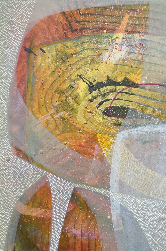 Abstraktes Goldenes Auge von SAN STARLING