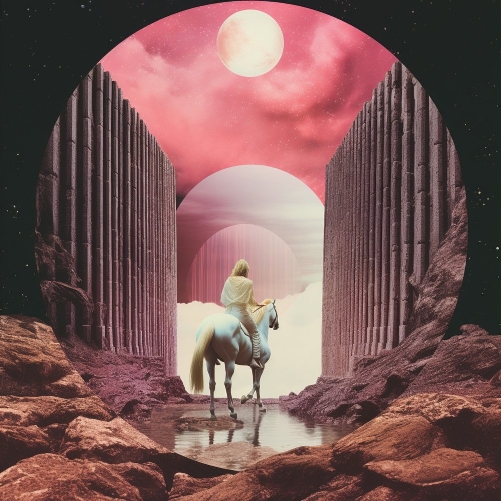 Mystischer Mondreiter von Samantha Hearn