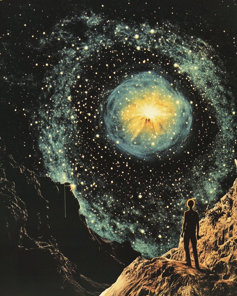 Einsame Kosmische Aussicht von Samantha Hearn