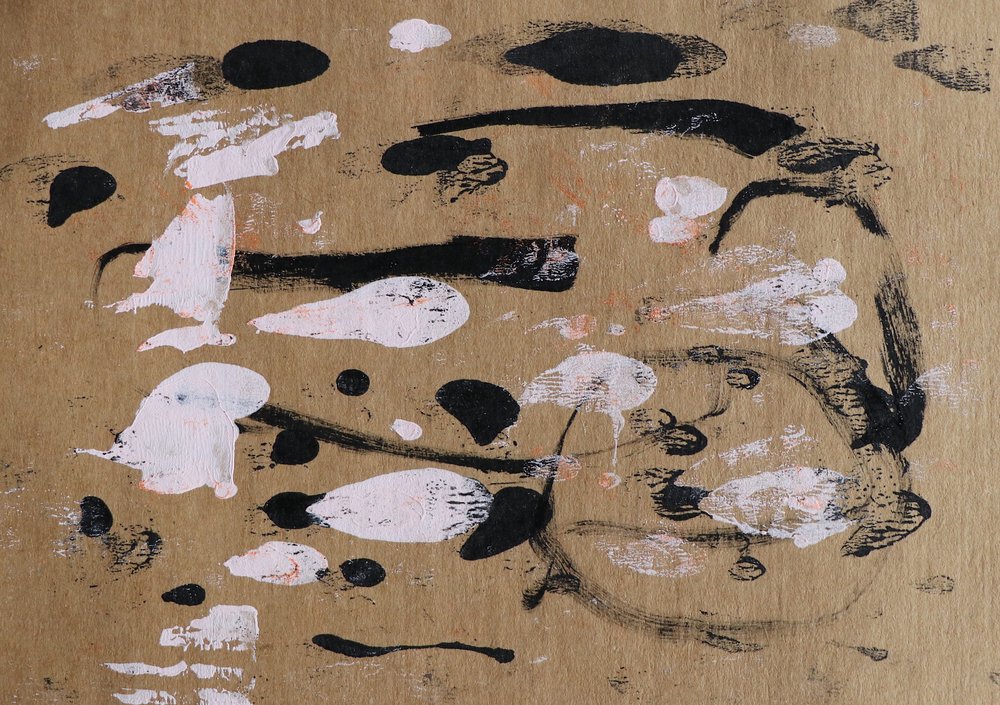 Abstrakte Pinselstriche von Santhosh ch