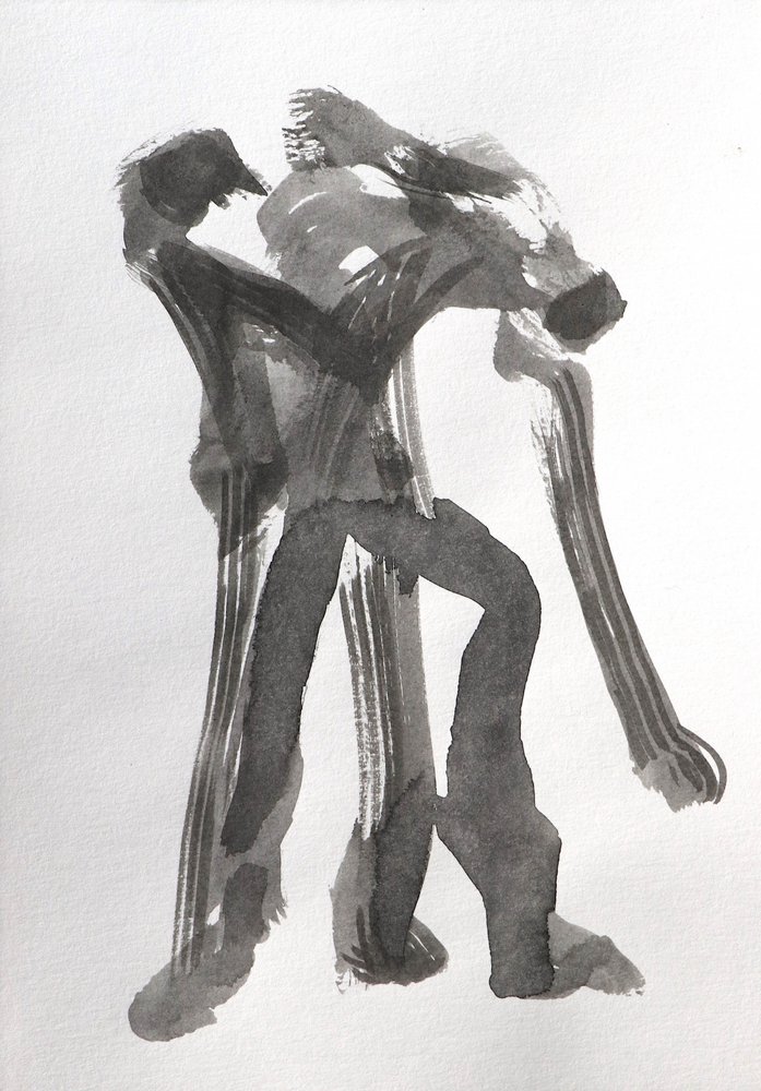 Dynamische Tintenfiguren von Santhosh ch