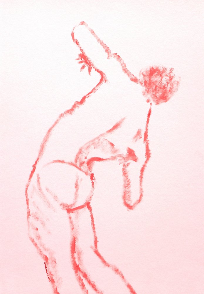 Elegante rote Geste von Santhosh ch