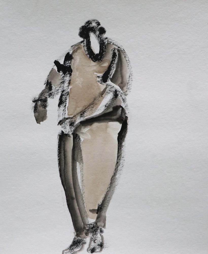 Elegante stehende Figur von Santhosh ch