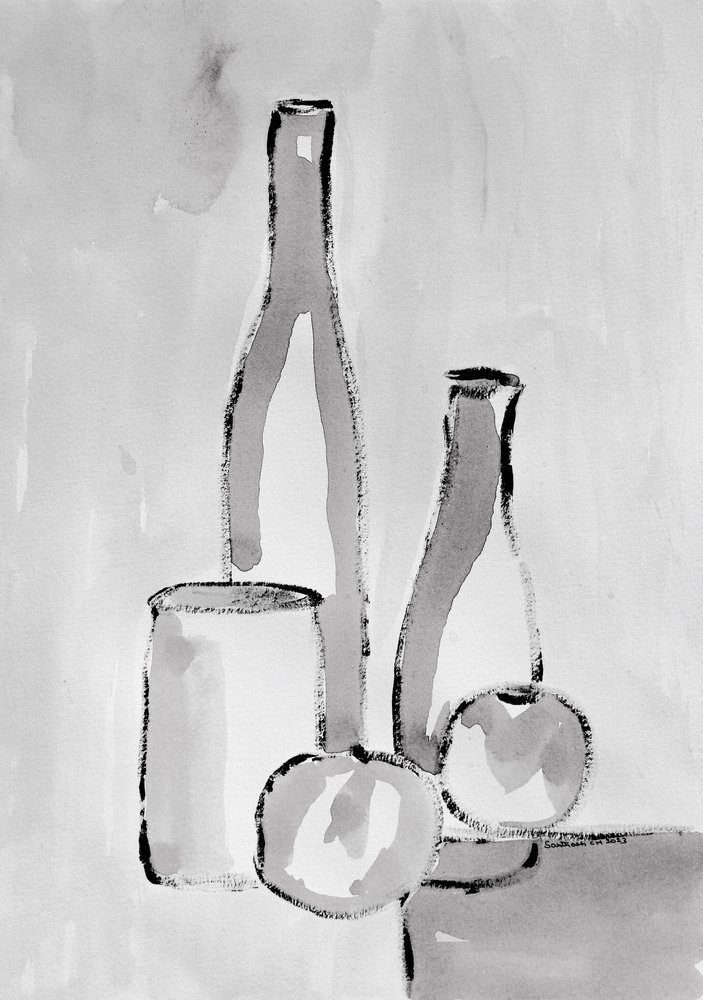 Monochrome Stille von Santhosh ch